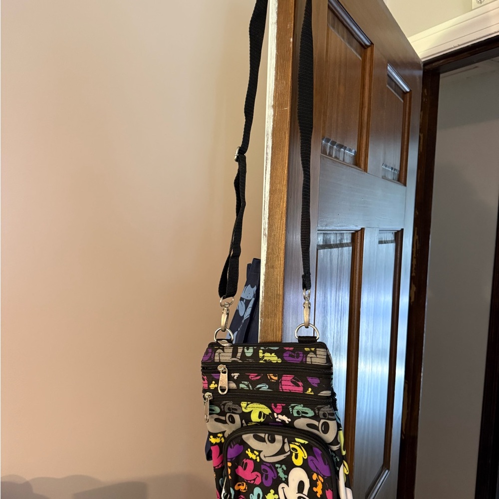 Disney Multicolor Mickey Mouse Crossbody Bag